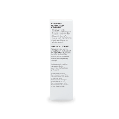 Comvita Antibacterial Wound Gel, left view