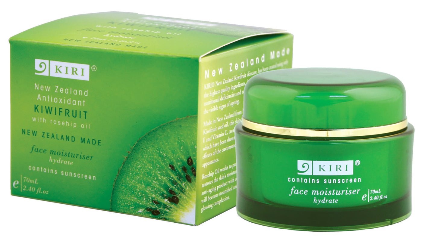 Daily Face Moisturiser - antioxdant KiwiFruit with rosehip oil