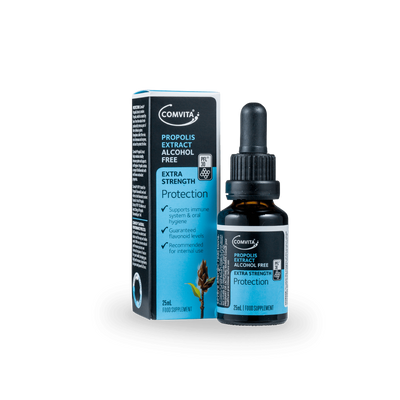 Comvita NZ Propolis Extract PFL30 Alcohol Free, Eyedropper and Packaging